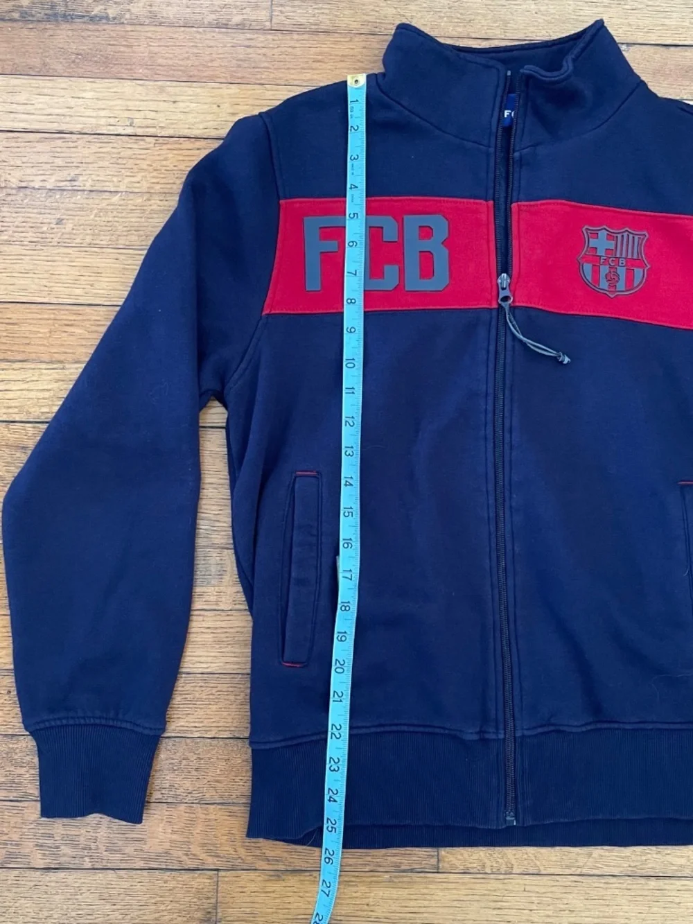 FCB Barcelona Soccer  Zip-Up Jacket